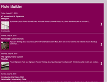 Tablet Screenshot of flutebuilder.com